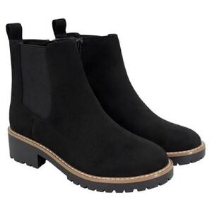 Kensie Kayla Lug Black Boot